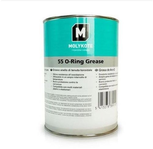 Molykote 55 O-Ring Grease 1Kg Can, Color : Off White, Form : Paste