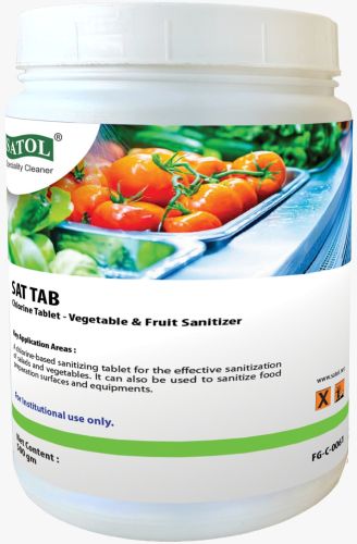 Satol Sat Tab Chlorine Tablets for Vegetable & Fruit Sanitization
