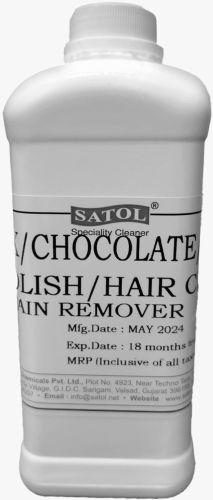 Satol Speciality Cleaner Milk Chocolate Polish Hair Color Stain Remover