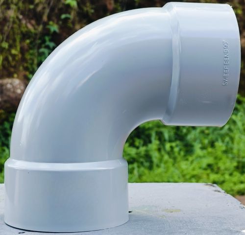 PVC 90 Degree Short Sweep Bend, Brand Name : Star Plastics