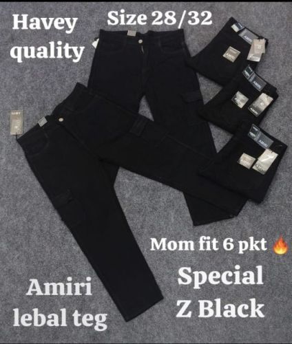 Ladies Mom Fit High Quality Denim Jeans