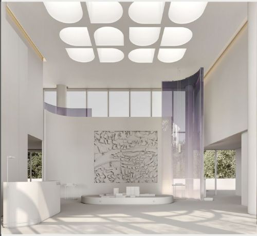 PVC Or Textile Membrane Customizable LED Stretch Ceiling