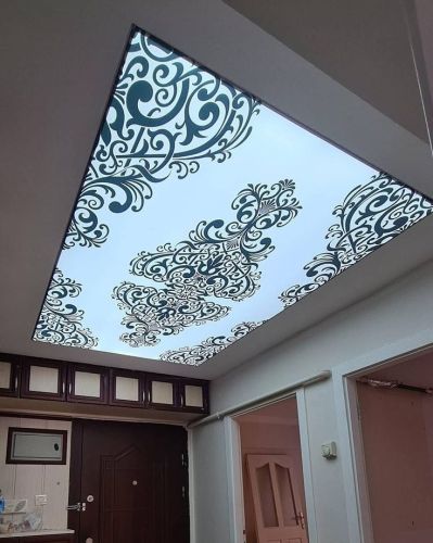 Multi Color Textile Flat Stretch Ceiling