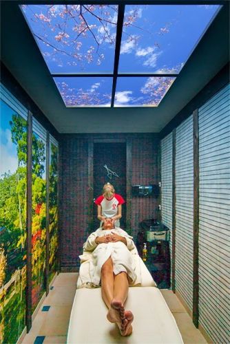 PVC Customizable Textile Salon Spa Stretch Ceiling