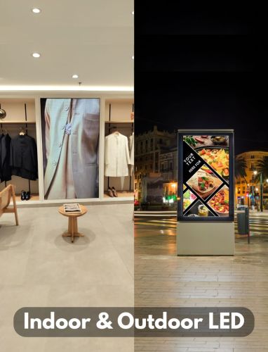 Indoor LED Display, Shape : Rectangular for Malls.Market, Advertising