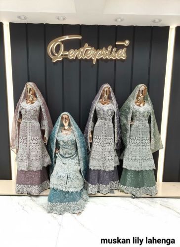 Lahenga Muskan Lily Embroidery Work Lehenga