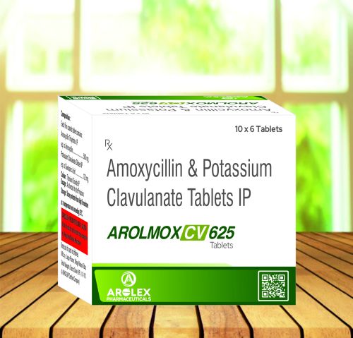 Arolmox CV 625 Tablets, Packaging Type : Box