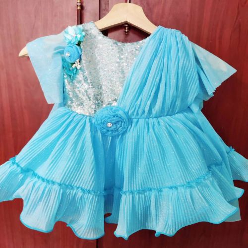 Cotton Girls Stylish Frocks for Party Wear