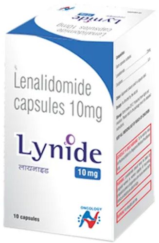 Lenalidomide Capsules 10 Mg, Strength : 10mg, Packaging Type : Box