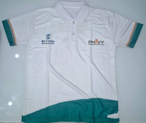 Polyester Pmkvy T Shirts, Brand Name : By fourr