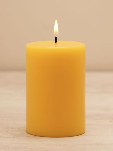 Glossy Beeswax Bees Wax Candle, Candle Size : 5 Inch, 3 Inch