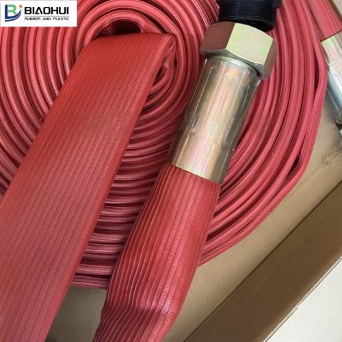 Coated Rubber Layflat Compressed Air Hose, Brand Name : Biaohui