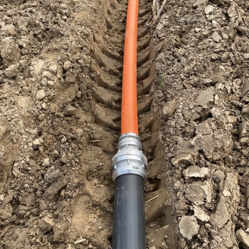 TPU Drag Hose, Color : Orange, Brand Name : Biaohui