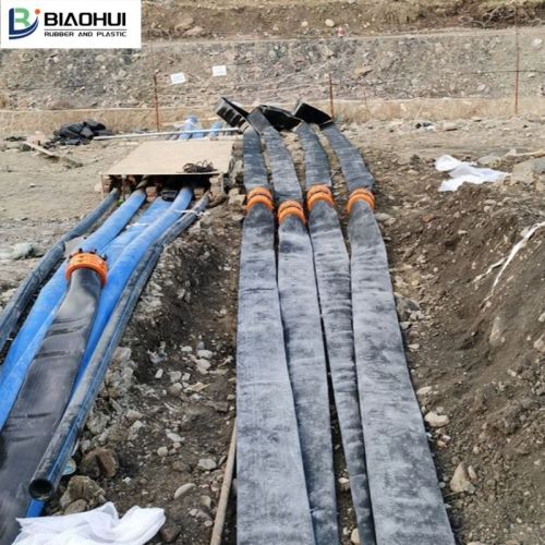 Rubber TPU Mining Dewatering Hose, Brand Name : Biaohui