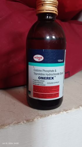 Wings Onrex Cough Syrup, Form : Liquid, Bottle Size : 125 Ml