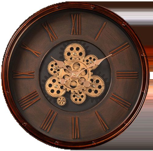Mango Round Wooden Wall Clocks Standard, Display Type : Analog