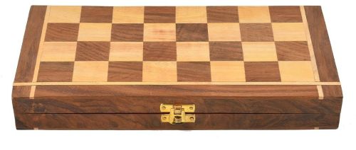 Polished Mango Wooden Chess Board, Color : Multicolor Standard