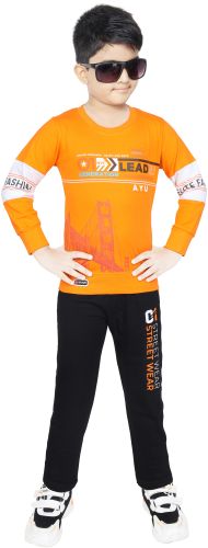 Boys Long Sleeve T Shirt Pant Sets