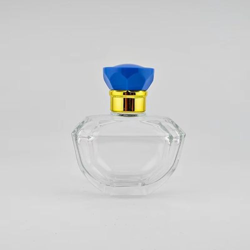 Plain Luxury Glass Perfume Bottles 50ml for Cosmetic