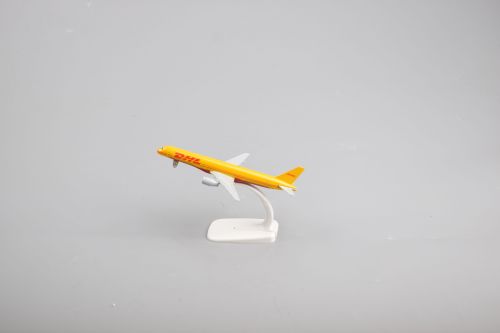 16cm b757 dhl wheels metal plane model aircraft