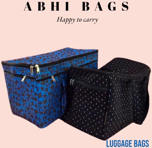 Cotton Rectangle Luggage Bags Standard