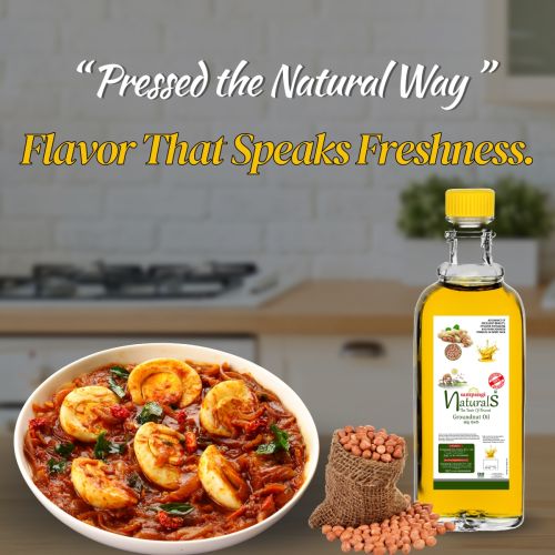 Cold pressed groundnut oil, Brand Name : Sampangi Naturals