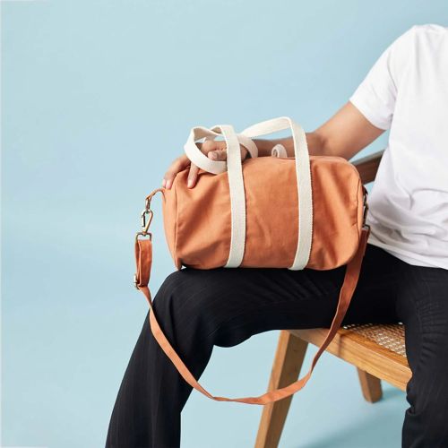 Hans Small Duffle Bag, Color : Multi Color, Closure Type : Zipper