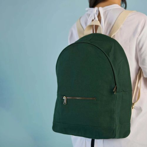 Lucas Pure Cotton Canvas Backpack, Color : Multi Color