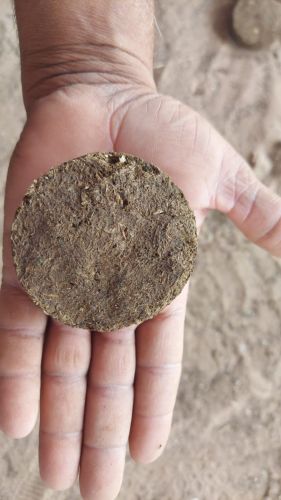 Pure Cow Dung Cake, Color : Brown, Purity : 100%