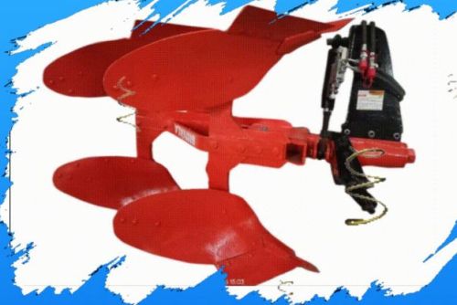 Hydraulic Reversible Plough, Color : Red for Farm Working