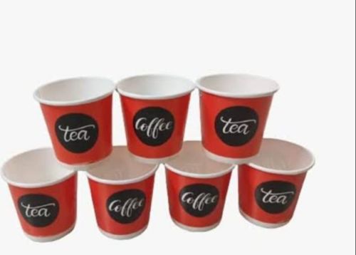 50ml Disposable Paper Tea Cup, Color : Multicolor Single Wall