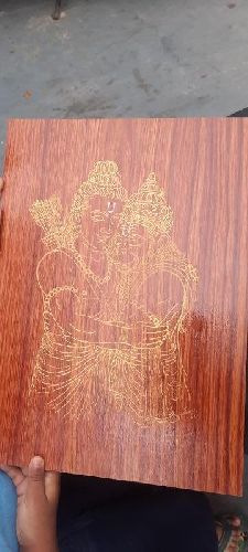 Polished Wood Gift Articles A×4 size start for Home decor