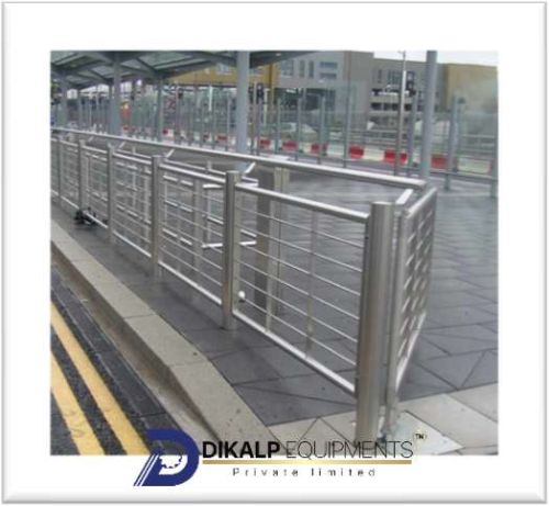 Polished Stainless Steel Balustrades, Color : Silver