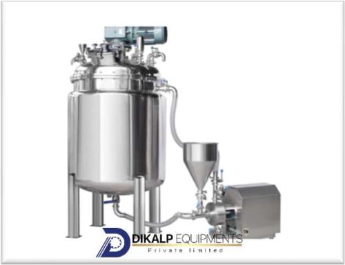 Electric Stainless Steel 304 / 316 Vacuum Emulsifier Mixer