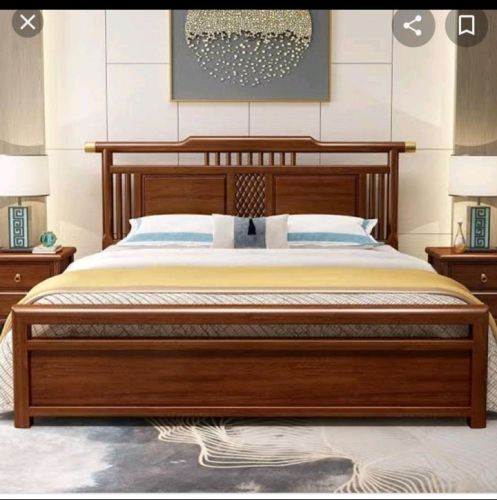 Polished Teak Wood Bed, Brand Name : Fdcm Ltd for Office, Hotel, Home