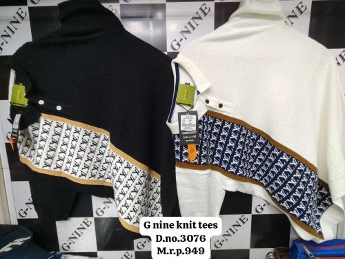 M To XXL Flat Knit T Shirt