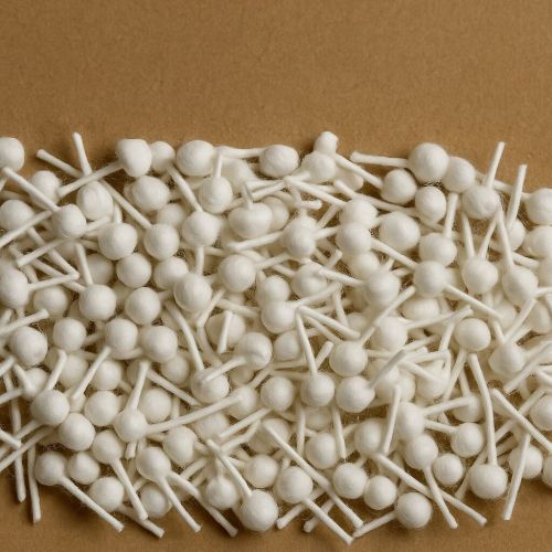 Cotton wicks, Color : Natural-white