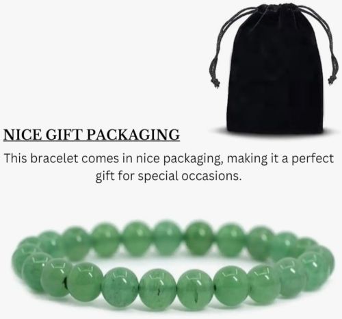 Polished Gemstone Green Aventurine Bracelet Fashionable for Jewellery