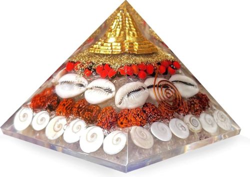 Polished Aliza Agate Export Laxmi Pyramid 65x65x70cm for Luck, Wealth