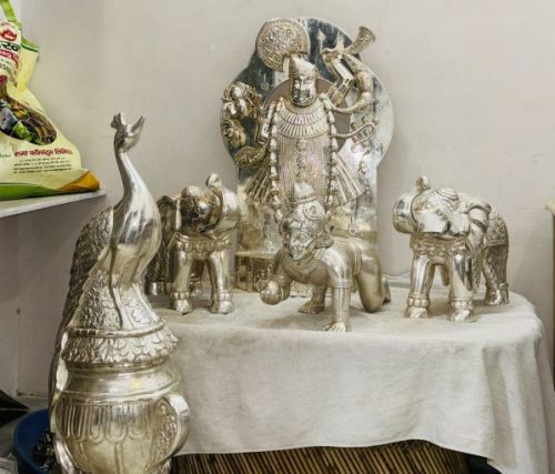 Polished Silver Crafts, Packaging Type : Wooden Box