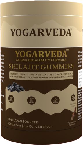 Yogarveda Shilajit Gummies, Certification : Gluten-Free