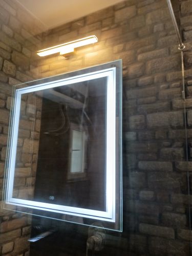 LED Mirrors, Color : White, Base Material : Glass