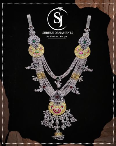 Policed Silver Tradtional Indian Antique 2 Akda Juda Wedding Wear