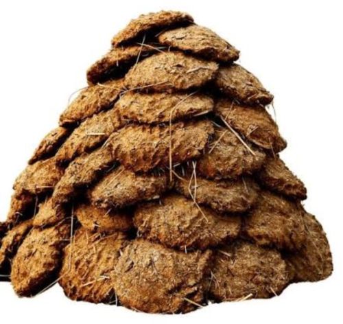 Cow dung cake, Color : Brown, Purity : 100% for Agricultural Religious