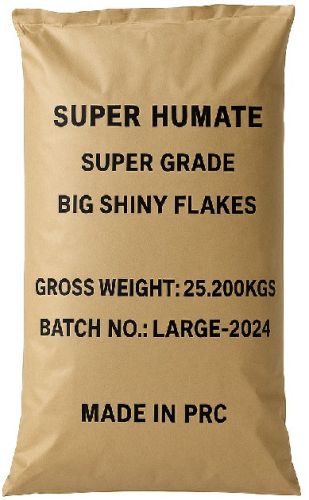 25kg Potassium Humate Shiny Flakes
