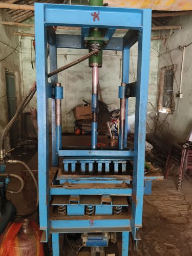 Mild Steel Fly Ash Brick Making Machine, Color : Blue, Grey