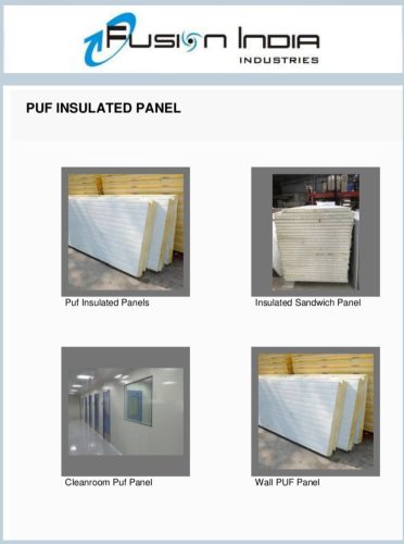 Steel Polished Sandwich PUF Panel Multisizes