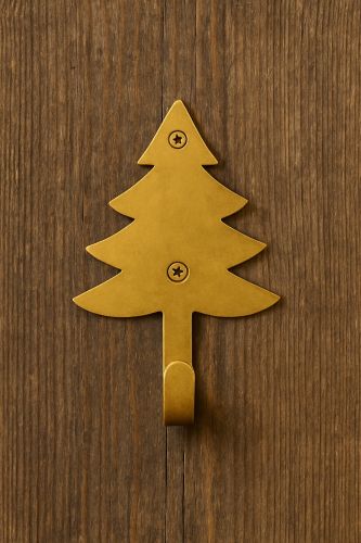 Brass Wall Key Holder, Color : Gold