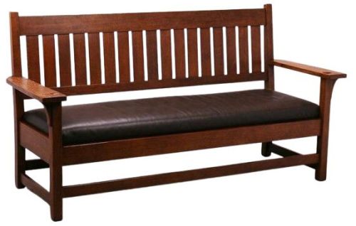 Polished Wooden Bench, Color : Brown, Certification : ISI