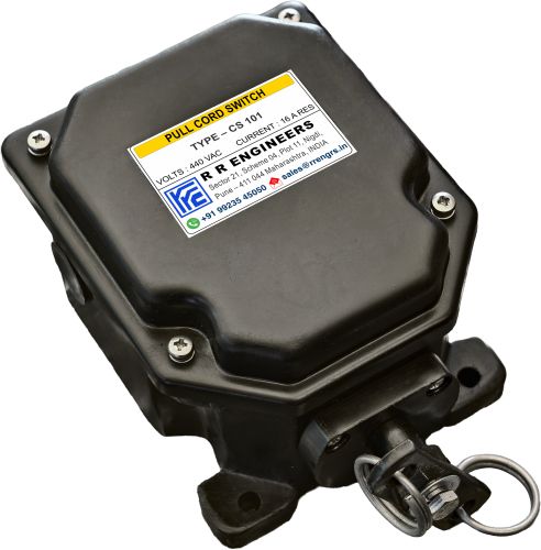 Pigmented Black DMC (Dough Mould Compound) Pull Cord Switch